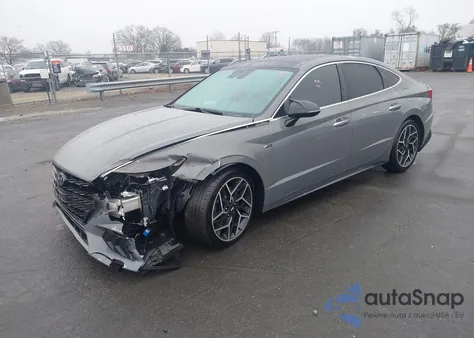 2021 Hyundai Sonata N Line from USA, damaged, VIN 5NPEK4JC7MH116482